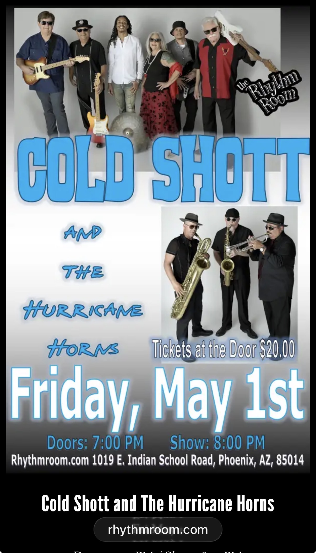 Cold Shott and the Hurricane Horns | 20 Years of Arizona Rhythm
